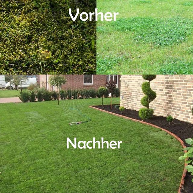 Erde und mehr Joachim Meyer Weener Garten vorher-nachher